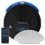 Rowenta X-plorer Serie 45 RR8265 Robot aspirador con mopa con infrarojos, especial alergias y casas con escaleras, compatible con smartphones y asistentes de voz con 2 mopas estándar, Aqua Power