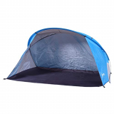 Outsunny Carpa para Playa Tipo Tienda de Campaña Máximo 2 Personas Ligera Plegable y Portátil con Bolsa de Almacenaje 225x145x115cm Azul