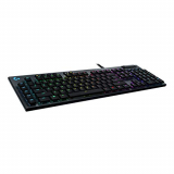 Logitech G815 LIGHTSYNC RGB Teclado Gaming Mecánico Alámbrico con teclas GL-Táctil de bajo perfil, 5 teclas G programables, Paso de USB, Controles Multimedia Dedicados, Disposición QWERTY ES – Negro