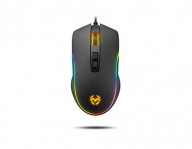 Raton gaming Krom KANE – NXKROMKANE – Mouse Gaming Avanzado, Sensor Optico AVAGO A3050, RGB 4000 DPI, 8 botones programables, ambidiestro, color negro