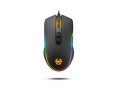 Raton gaming Krom KANE – NXKROMKANE – Mouse Gaming Avanzado, Sensor Optico AVAGO A3050, RGB 4000 DPI, 8 botones programables, ambidiestro, color negro