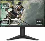 Lenovo G25-10 – Monitor Gaming 24.5″ FullHD (TN, 144Hz, 1ms, HDMI, DP, FreeSync Premium y G-Sync, Base Metálica) Ajuste de inclinación/altura – Negro