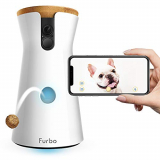 Furbo – CÁMARA para Perros: Telecámara HD WiFi para Mascotas con Audio Bidireccional, Visión Nocturna, Alerta de Ladrido y Lanzamiento de Golosinas, Diseñado para Perros