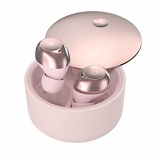 Auriculares inalámbricos, In-Ear Auriculares Bluetooth 5.1, Calidad de Sonido sin Pérdidas, 50 Horas Tiempo de Reprodución, Reducción de Ruido de Llamada, IPX7 Impermeable,Deslizar Abierto(Rosa)