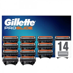 Gillette ProGlide Cuchillas de Afeitar Hombre con Tecnología FlexBall, Paquete de 14 Cuchillas de Recambio