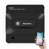 Mamibot Aspirador Robot de Limpieza de Ventanas W120-T para Ventanas de Azulejos de Vidrio con aplicación iGlass y Control Remoto (Negro)
