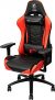 MSI MAG CH120 – Silla Gaming negra y roja, estructura de acero, respaldo reclinable, reposabrazos 4D ajustables, pistón elevador de gas de clase 4 certificado