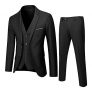 Traje de 2 Piezas Slim Fit para Hombre Elegantes Negocio Boda Traje Blazer Chalecos Pantalones Talla Grande 6XL Baratos Traje Hombre S~6XL