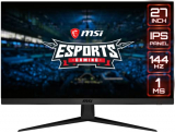 MSI Optix G271 – Monitor Gaming de 27″ FullHD 144Hz (1920 x 1080p, Panel IPS, ratio 16:9, AMD FreeSync, brillo 250nits, 1 ms de respuesta) negro, compatible con consolas