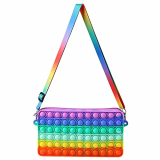 ANTKING Pop Game Fidget Toys, Push Bubble Pop Sensory Toys Rectángulo Lápiz Caso Silicona Presionando Bubble Fingertip Descompresión Juguetes