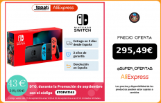 Consola Nintendo Switch Neon + Funda Play and Charge + Auriculares + juego a elegir código descarga digital|Consolas de videojuegos|