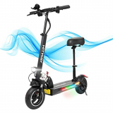 HITWAY Patinete eléctrico, 800 W, 45 km/h, 40 km, Scooter eléctrico Plegable con Pantalla LCD, batería de Iones de Litio de 10 Ah, para Adolescentes y Adultos (negro01)