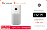 Xiaomi purificador de aire Mijia Mi 3C, pantalla Digital LED, filtro HEPA, aplicación WIFI de Xiaomi Home + control inteligente por voz IA, buena calidad|Purificadores de aire|