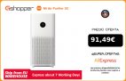 Xiaomi purificador de aire Mijia Mi 3C, pantalla Digital LED, filtro HEPA, aplicación WIFI de Xiaomi Home + control inteligente por voz IA, buena calidad|Purificadores de aire|