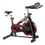ONETWOFIT Bicicleta Estática, Volante Inercia 13/15/20 kg, Bicicleta de ciclo silenciosa con transmisión por correa con manillar y asiento ajustables (Volante Inercia 10 kg)