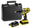 STANLEY FATMAX FMC625D2-QW – Taladro percutor 18V, 27.200 ipm, con 2 baterías de litio 2Ah y maletín