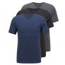 BOSS T-Shirt VN 3P CO, Camiseta Hombre, Multicolor (Blue/Black/Grey), S