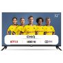 CHiQ Televisor Smart TV LED 32″ HD, WiFi, Bluetooth (Solo Auriculares y Altavoces), Netflix, Prime Video, Youtube, Facebook, USB, L32H7N