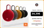 JBL Clip 3, Altavoz Inalámbrico Portátil con Bluetooth – Resistente al Agua (IPX7) – 10h de Música Continua, Inalámbrico y Alámbrico MicroUSB, Negro|Altavoces portátiles|