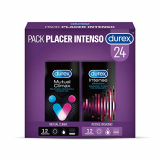 Durex Pack Placer Intenso – Durex Preservativos Mutual Climax + Durex Preservativos Intense – 24 Condones