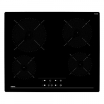 Teka | Placa Vitrocerámica | Modelo TZ6415 | 4 Zonas | Integrado Cerámico Vidrio | Touch Control | Negro | 51 x 60 cm