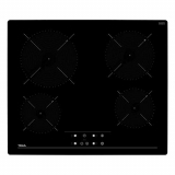 Teka | Placa Vitrocerámica | Modelo TZ6415 | 4 Zonas | Integrado Cerámico Vidrio | Touch Control | Negro | 51 x 60 cm
