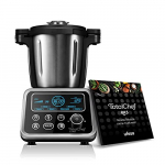 Ufesa Totalchef RK5 – Robot de Cocina con múltiples programas para cocinar, 1700W de potencia, pantalla LCD, jarra con 3,5L de capacidad, incluye recetario y báscula integrada