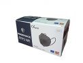 BIODEFENCE Mascarilla FFP2 Española Fabricada y Homologada en España Con Certificación CE 0161, Caja de 20 unidades embolsadas individualmente en bolsa de PE Negro