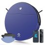 OKP Robot Aspirador, Robot Aspirador y Fregasuelos 2000Pa con Batería de 1800mAh, Aspiradora Robot Óptimo para Mascotas, 100 min Autonomía, Compatible con Alexa & Google Home K3 (Azul)