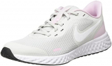 Nike Revolution 5 (PSV), Zapatos, Photon Dust/White-Pink Foam, 33.5 EU