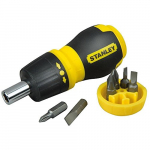 STANLEY 0-66-358 – Destornillador con carraca y 6 Puntas