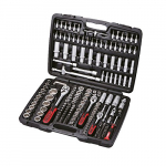KS Herramientas Juego de herramientas clasico Set de 179 piezas de 1/4″+3/8″ +1/2″