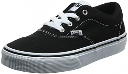 Vans Doheny, Sneaker Mujer, Black Canvas Black White 187, 38 EU