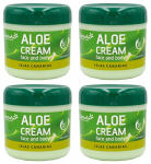 TABAIBALOE Crema Aloe Vera Crema Facial y Corporal Aloe Vera, 300 ml X 4 Unidades, 1200 Mililitros