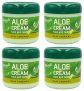 TABAIBALOE Crema Aloe Vera Crema Facial y Corporal Aloe Vera, 300 ml X 4 Unidades, 1200 Mililitros