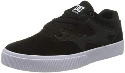 DC Shoes Kalis Vulc, Zapatillas Niños, Black/Black/White, 35 EU