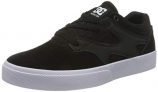 DC Shoes Kalis Vulc, Zapatillas Niños, Black/Black/White, 35 EU