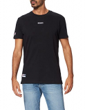 Superdry M1011139a Camiseta con Logo de Corporate, Negro, XL para Hombre