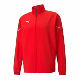 PUMA Teamrise Sideline – Chaqueta de chándal para Hombre, Hombre, Sudadera, 657326, Puma Red-puma Black, Small