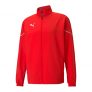 PUMA Teamrise Sideline – Chaqueta de chándal para Hombre, Hombre, Sudadera, 657326, Puma Red-puma Black, Small