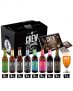 CREW REPUBLIC® Cerveza Artesanal Mix Tasting Set | Regalo ideal para hombres | Elaborada en Baviera según la ley de pureza de Alemania | Incluye vasos de cata y notas de cata (16 X 0,33I)