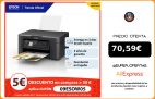 Impresora multifunción tinta EPSON WorkForce WF 2810DWF – Impresión a doble cara, copia, escáner, fax, A4, WiFi, iPrint, 10ppm|Impresoras|