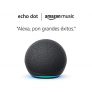 Amazon Echo Dot (4.ª generación) tela de color antracita+ Amazon Music Unlimited (6 meses GRATIS con renovación automática)