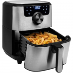 Princess 182033 Freidora sin aceite, Panel de control Digital táctil, 8 programas, función para mantener el calor, 4.5 L de Capacidad, 1500 W, fácil de usar y de limpiar, 30 Recetas PDF
