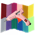Mini Pistola de Silicona 20w, 60 pcs Barras de Pegamento Alta Temperatura, Bricolaje Reparaciones Rápidas, Reparaciones Rápidas y El Hogar Oficina
