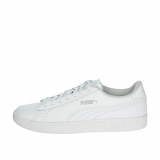 PUMA Smash v2 L Jr, Zapatillas, para Unisex niños, Blanco (Puma White-Puma White), 36 EU