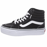 Vans Filmore Hi, Zapatillas Mujer, Canvas Black White, 40 EU
