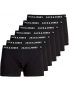 JACK & JONES Jachuey Trunks 7 Pack Bóxer, Negro (Black Detail: Blacak/Black/Black/Black/Black/Black), Medium (Pack de 7) para Hombre