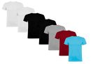 Desconocido VM – Pack de 7 Camisetas Básicas para Hombre Transpirables 100% Algodón gramaje de 155 g/m² Camisetas Casual y Deporte (Colores Casual 1, M)
