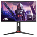 AOC Monitor Gaming C24G2U – 24″ Curved 1500R, Full HD, 165 Hz, 1ms, VA, FreeSync Premium, 1920×1080, 250 cd/m, D-SUB, HDMIx2, Displayport 1×1.2